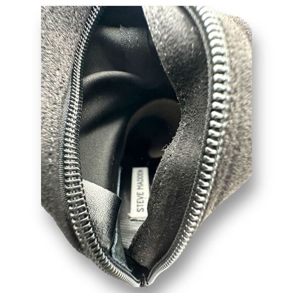 Steve Madden Womens Georgette Back Zip Over The Knee Fashion Boots Black Sz 7.5 - Picture 9 of 14